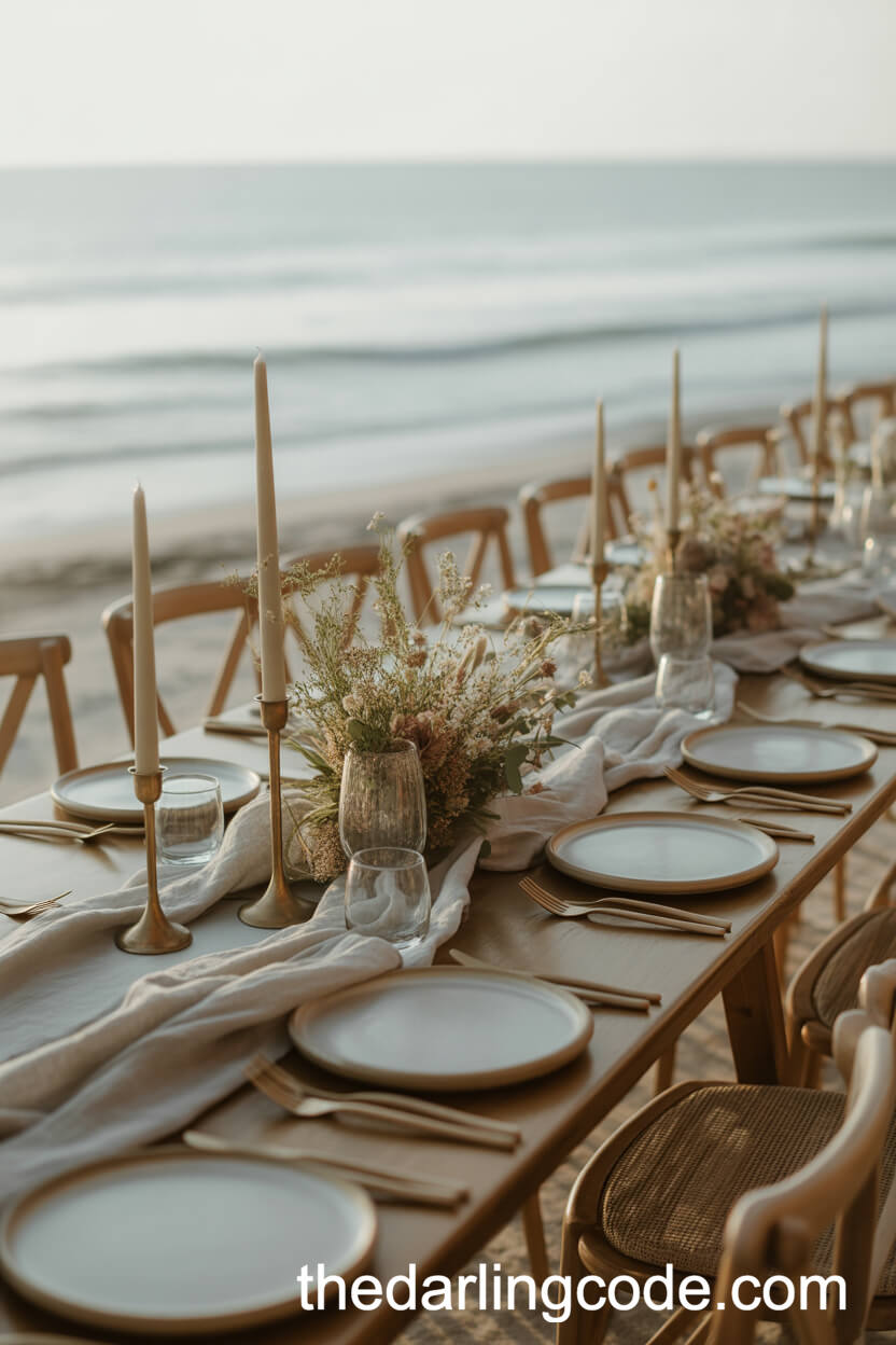 Wildflower Reception Table Decor