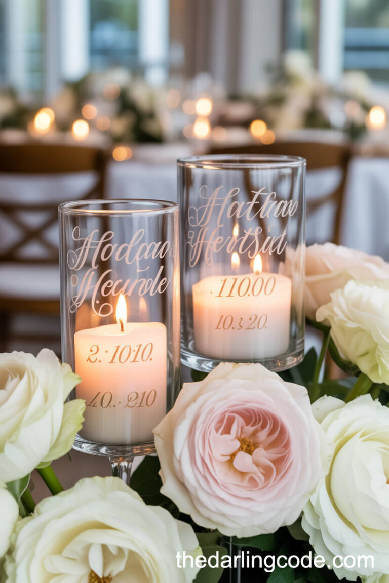 candle centerpieces for wedding