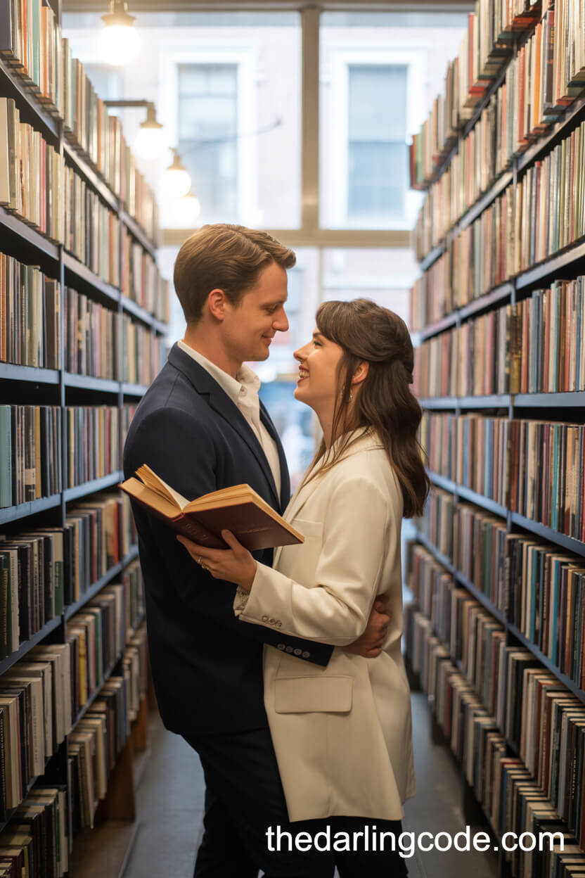 Browsing Together In A Bookstore