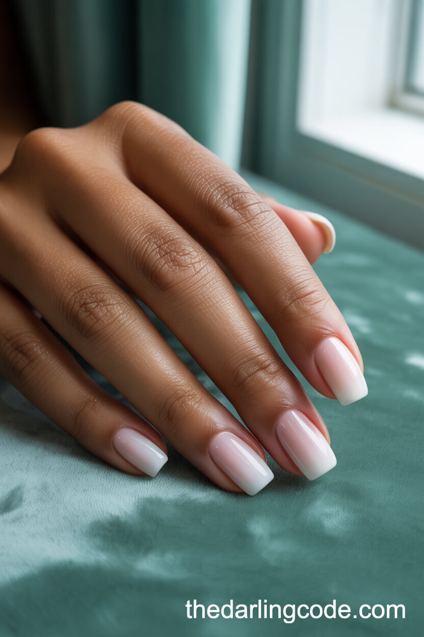 Ombré Ballerina Nails (Baby Boomer Style)