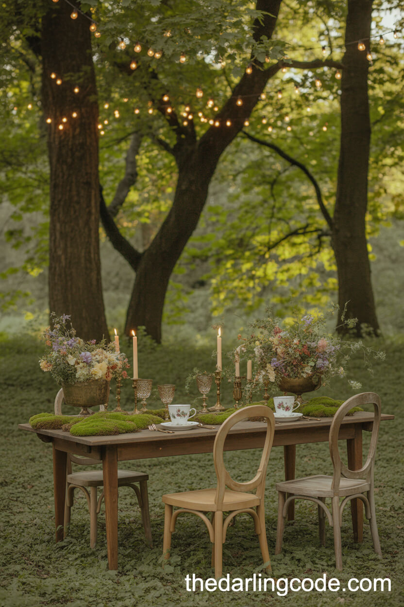 Enchanting Forest Elopement With Vintage Details