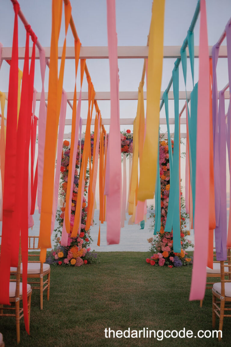 colorful summer wedding ideas