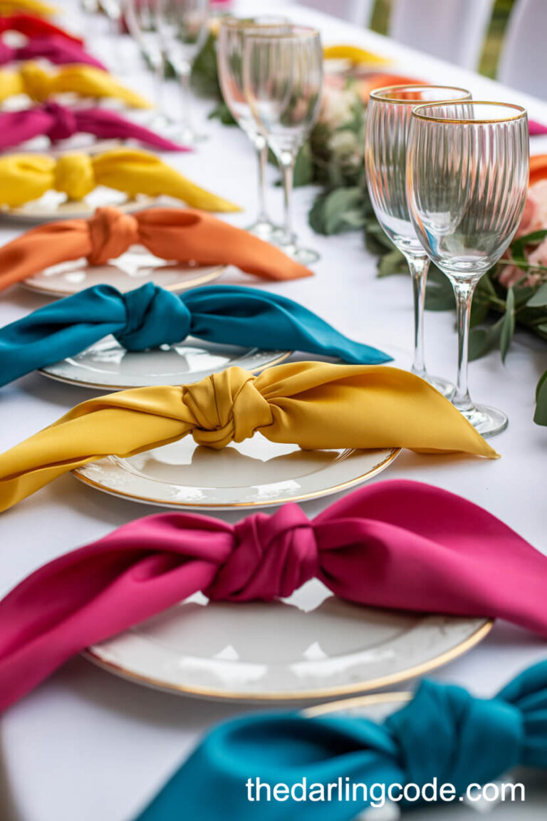 colorful wedding decorations