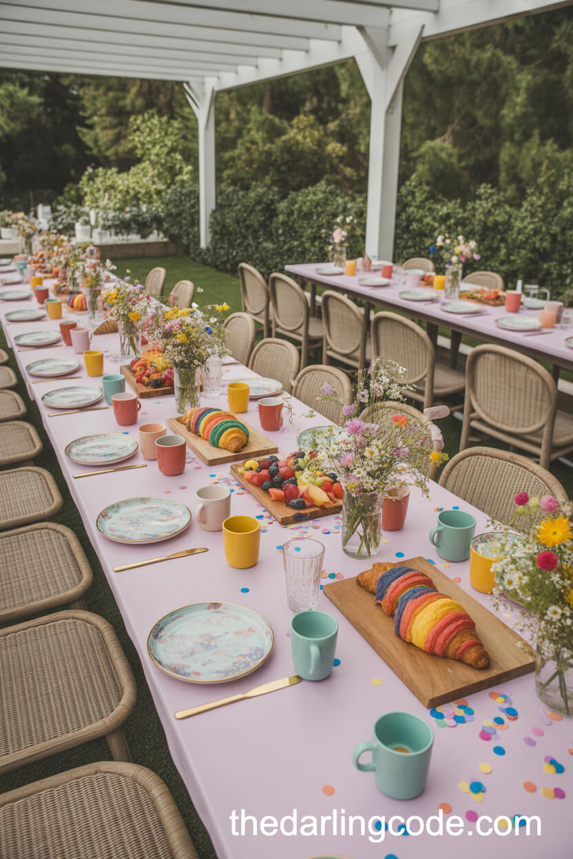 Colorful Brunch Tablescape Inspiration