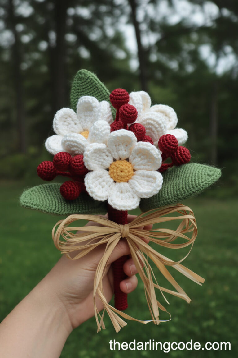 crochet wedding bouquet ideas