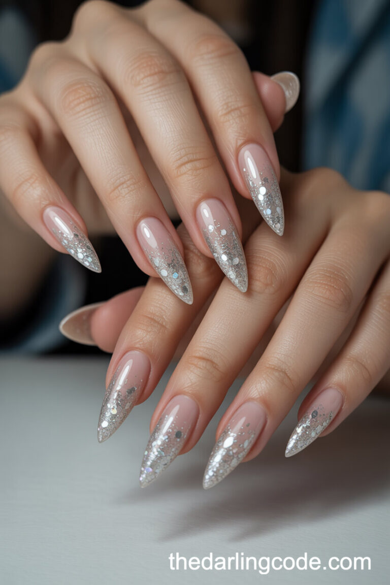 elegant bridal nails
