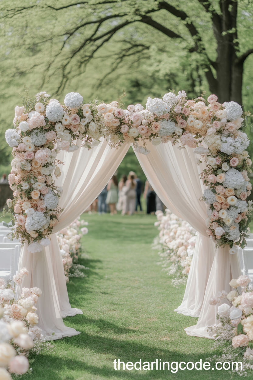 Spring Garden Floral Archway