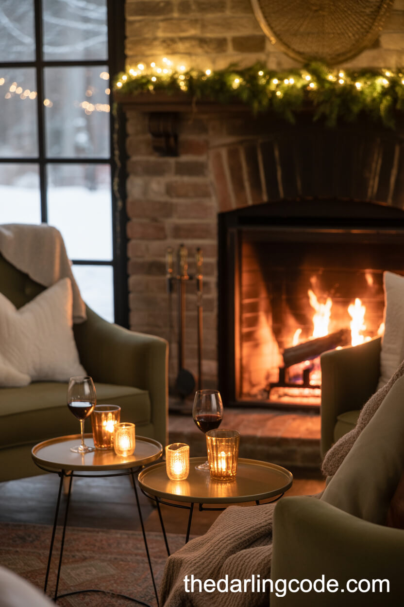 Fireside Intimate Engagement Party Theme