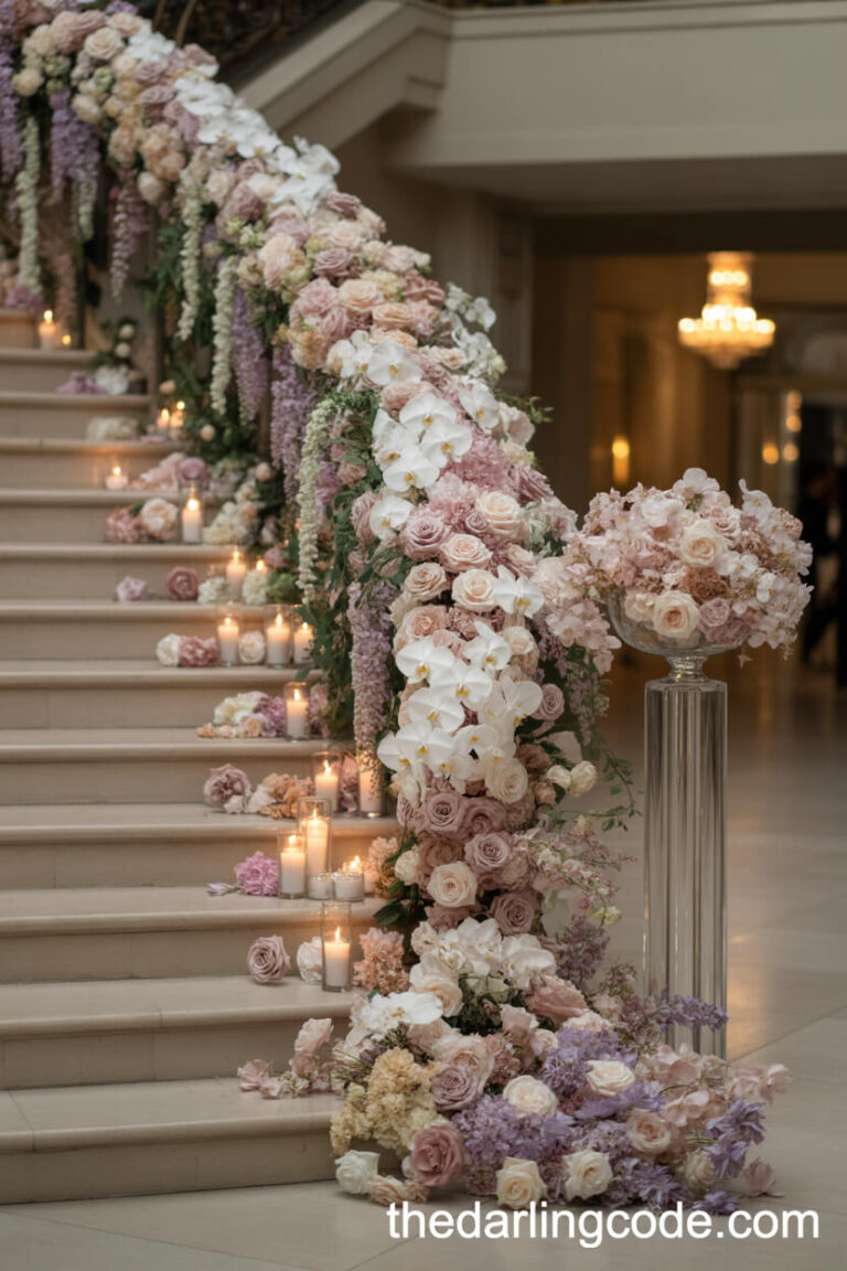 floral wedding decor ideas