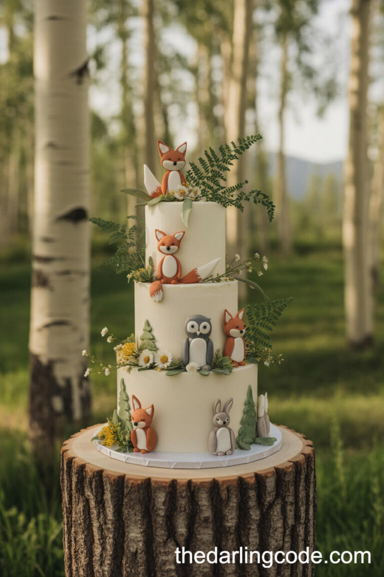 forest wedding cake ideas