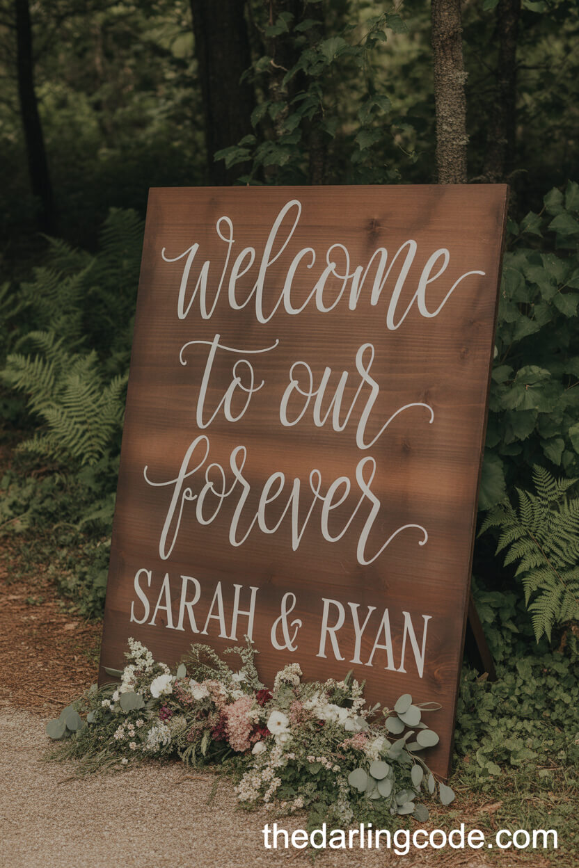 Here’s a direct representation of the text you provided, formatted as a handwritten wooden welcome sign with wildflowers:
╔════════════════════════════════╗
║ ║
║ W E L C O M E ║
║ ║
║ Handwritten Wooden ║
║ Welcome Sign With ║
║ Wildflowers ║
║ ║
║ \ | / ║
║ \ | / ║
║ ˚₊‧꒰ა 🌸 ໒꒱ ‧₊˚ ║
║ / | \ ║
║ / | \ ║
║ ║
╚════════════════════════════════╝
The design features:
- The exact text you specified in a centered layout
- A simple wooden border
- Wildflower decorations (including stems and blossoms)
- Handwritten-style lettering
- No additional text, symbols, or modifications to your original phrase