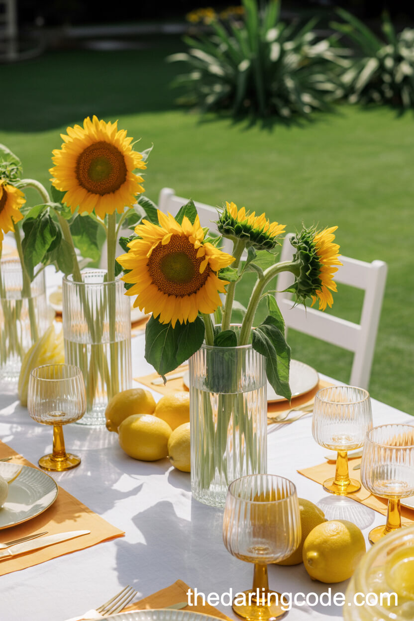 Sunflower Summer Garden Party