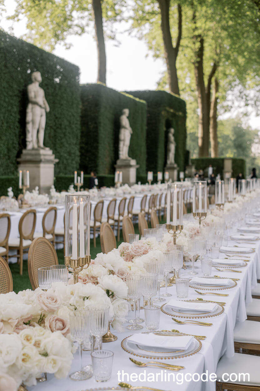 Versailles-Inspired Garden Banquet