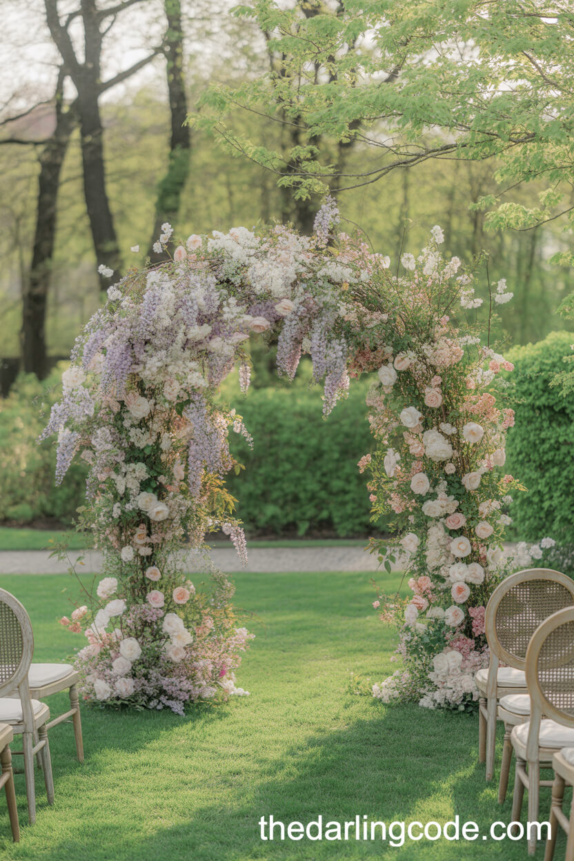 Spring Blossom Ceremony Arch
