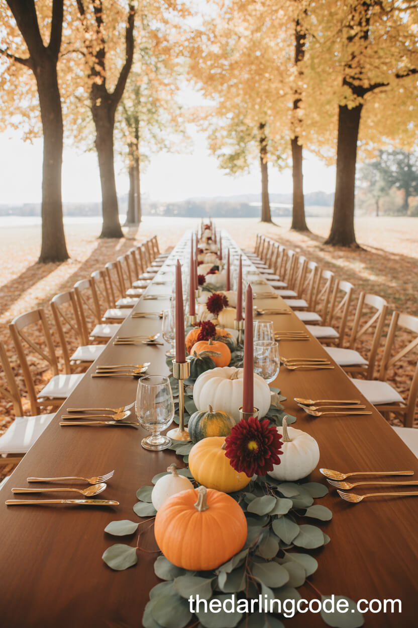 Autumn Harvest Banquet Table