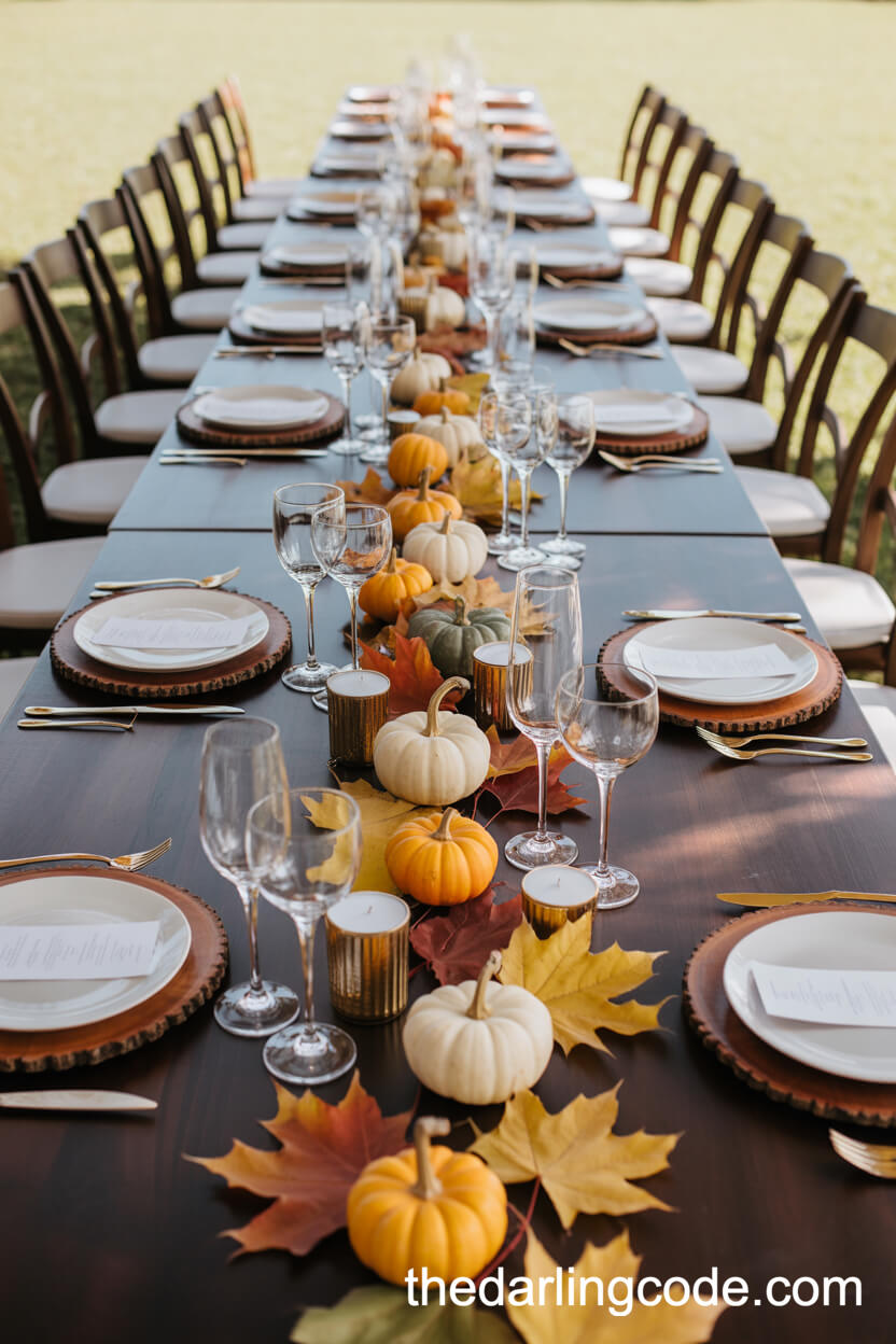 Autumn Farm Table Centerpiece