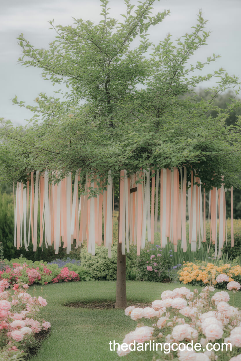 Satin Ribbon Tree Decorations