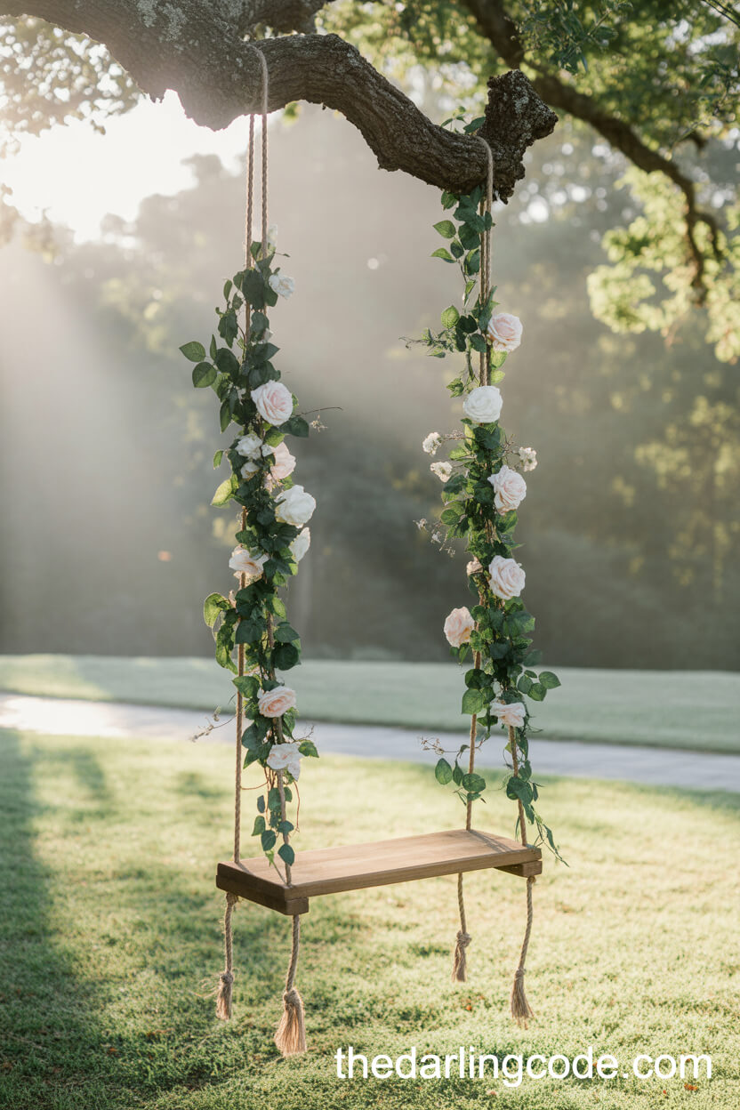 Floral Swing Decoration