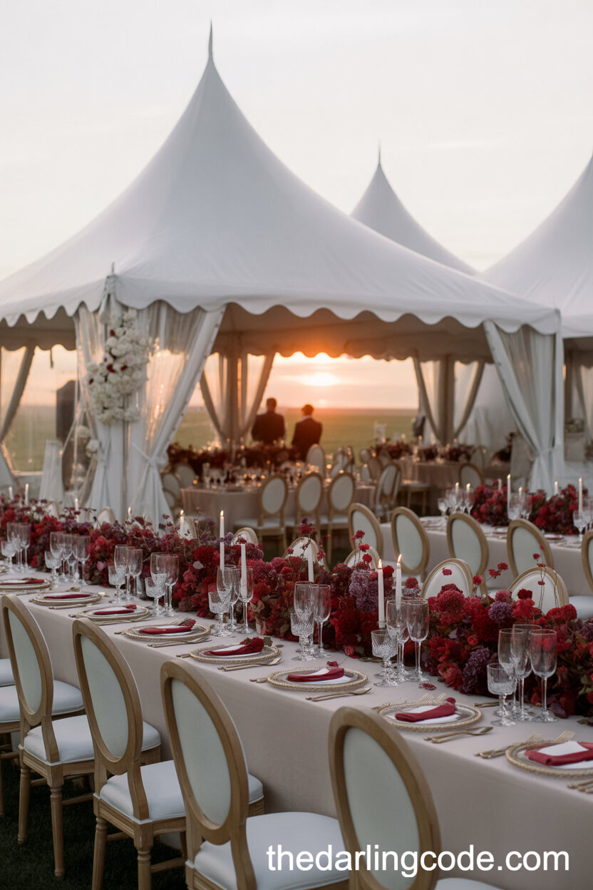 Champagne And Berry Tones