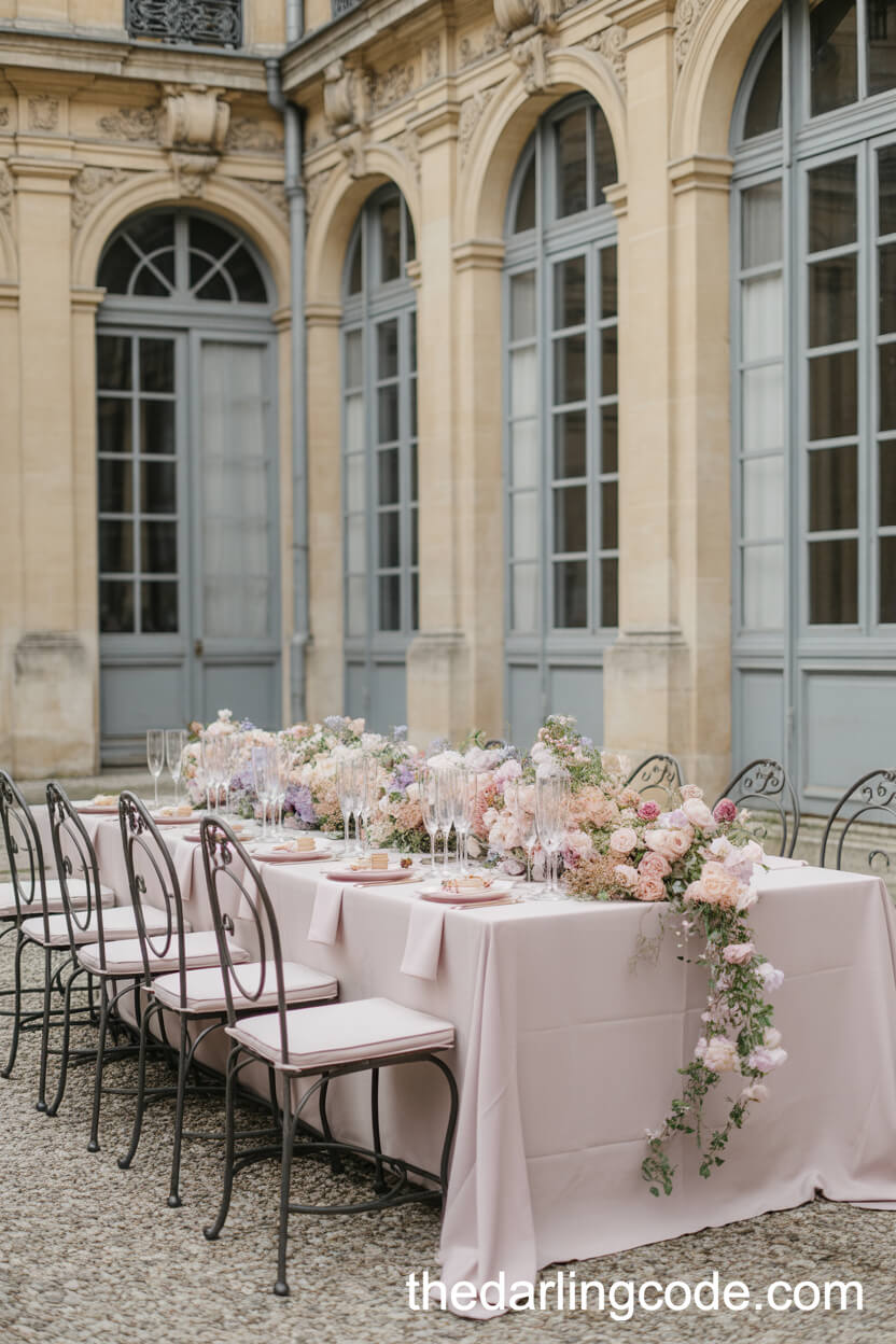 Old-World Courtyard Wedding In European Style