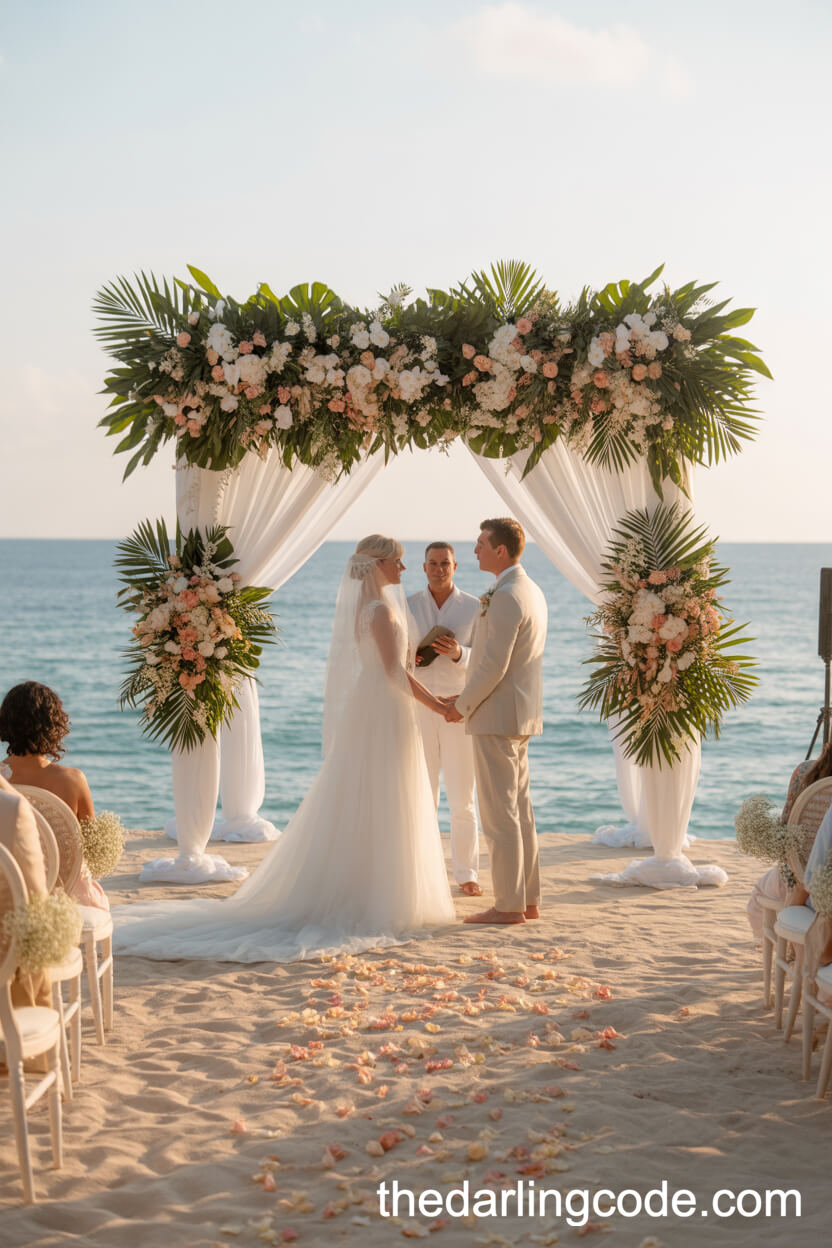 Exclusive Seaside Ceremony With Tropical Elegance