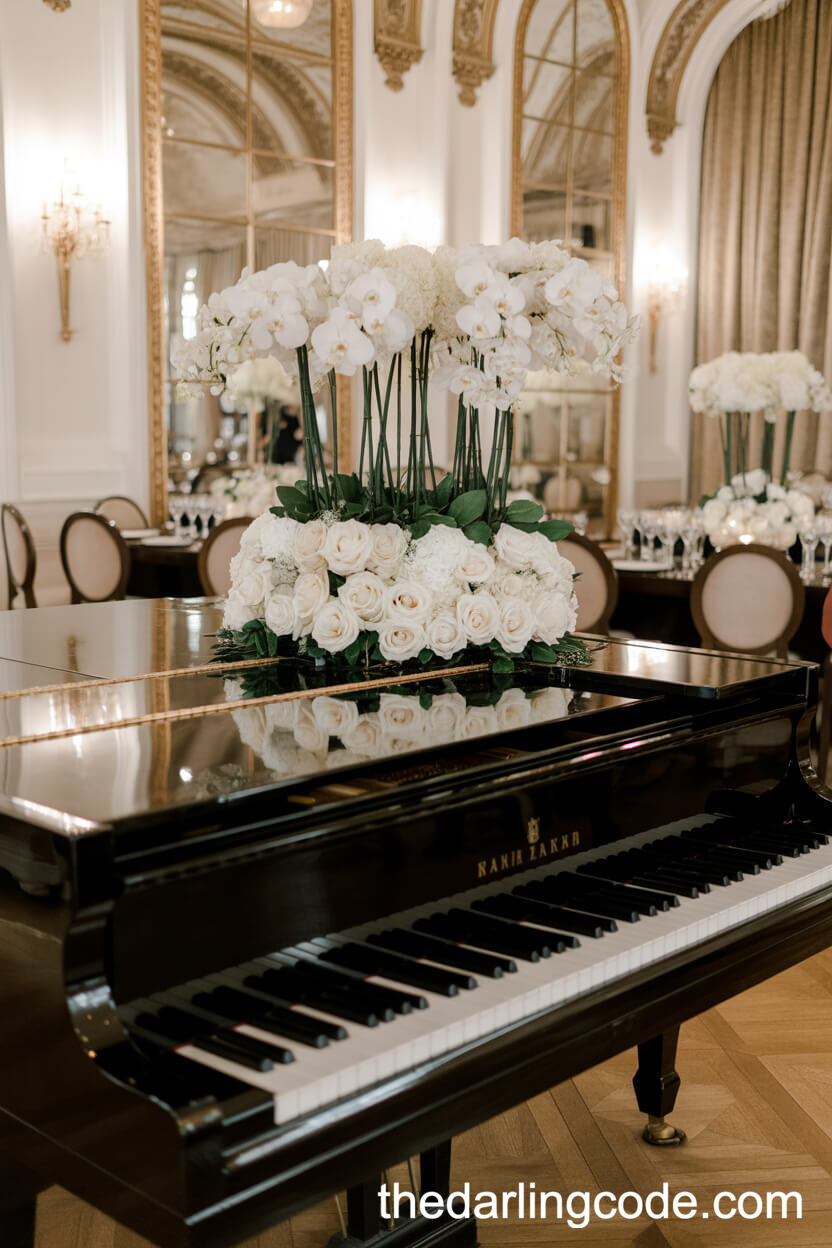 Ultra-Luxe Black-Tie Ballroom Wedding Reception