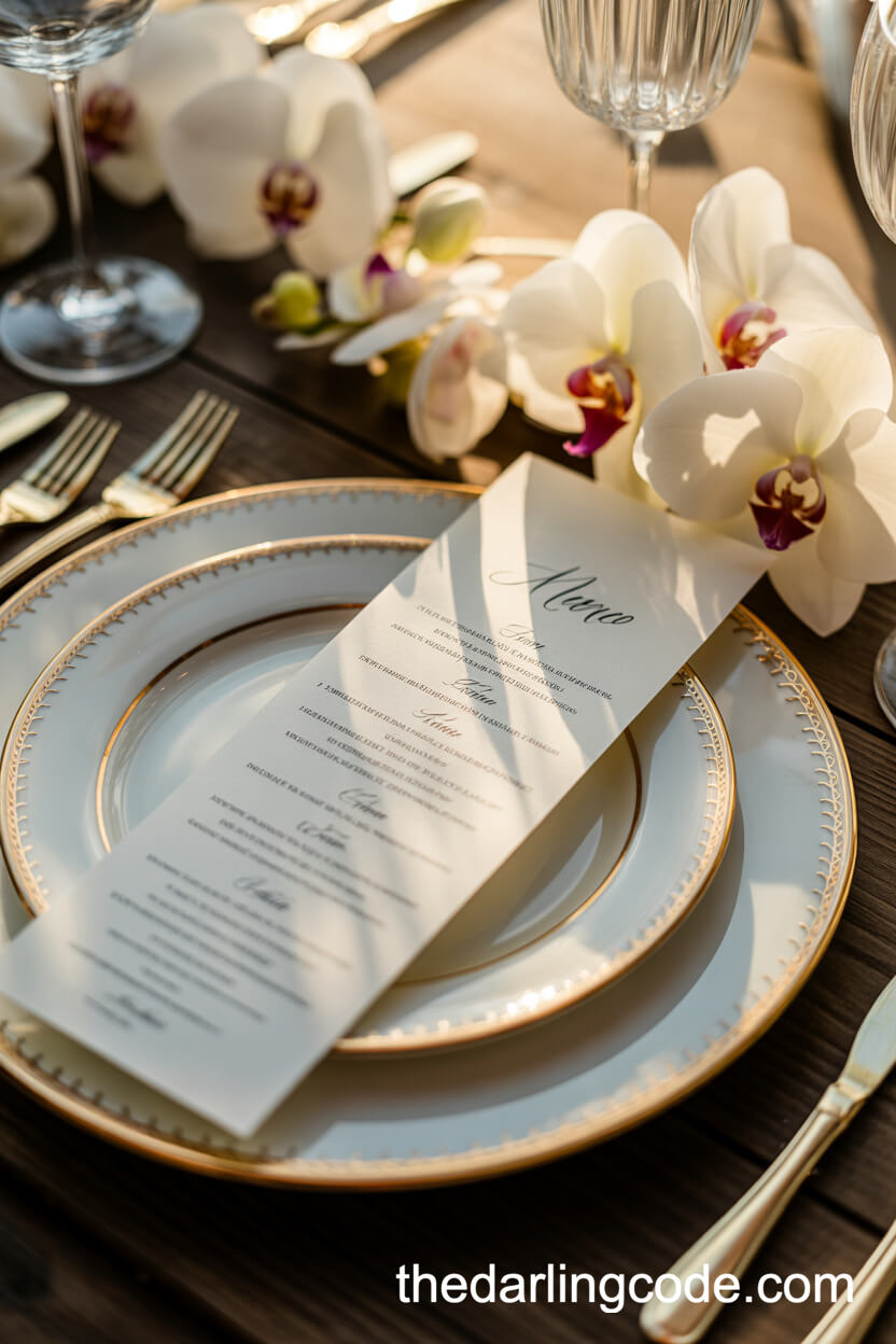 The Calligraphy Menu Setting