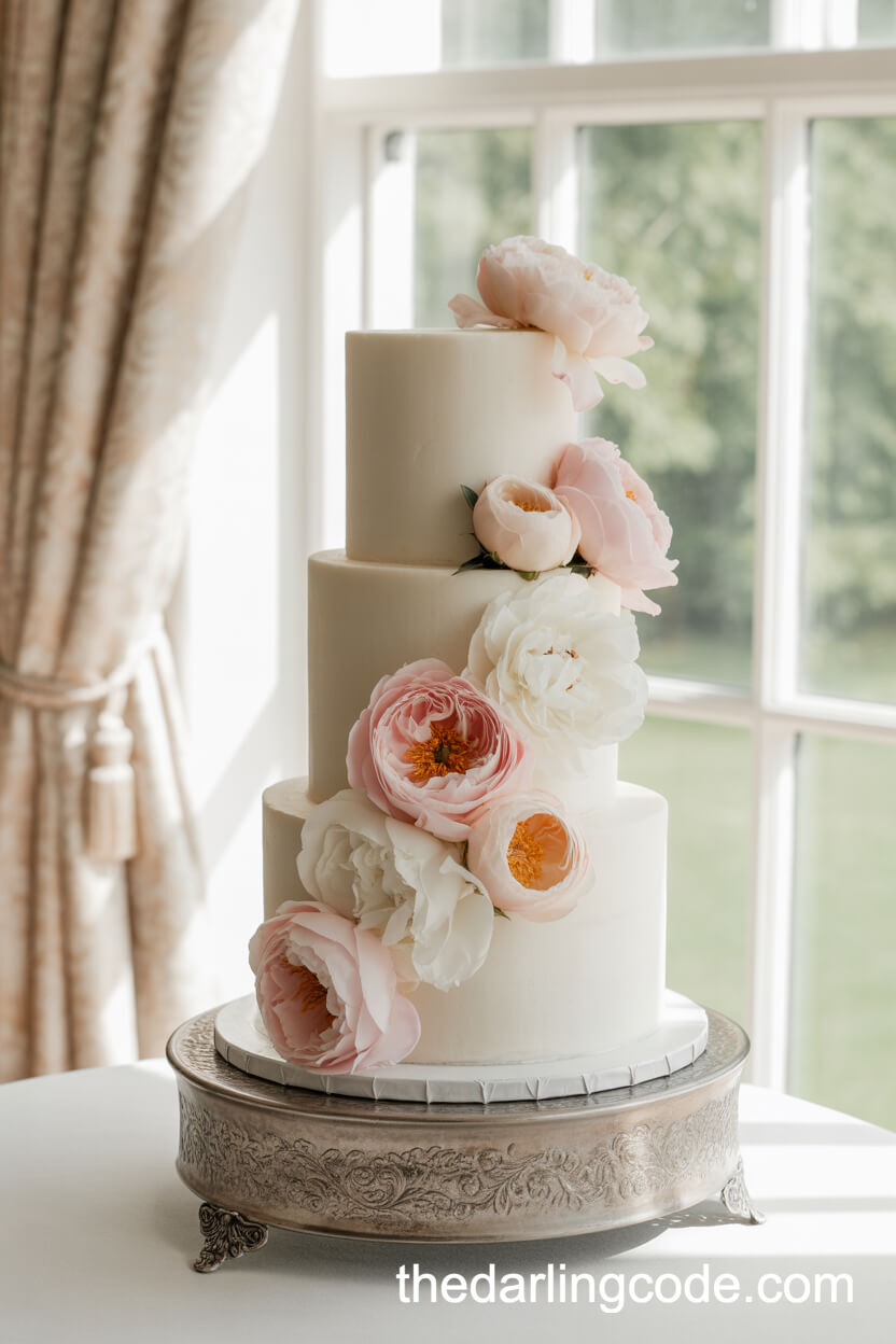 Cascading Floral Masterpiece Cake