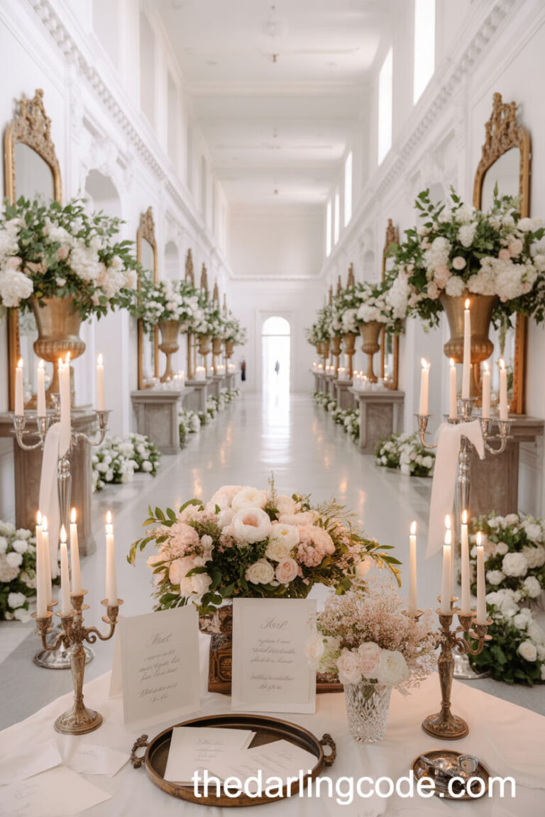 old money wedding decor ideas