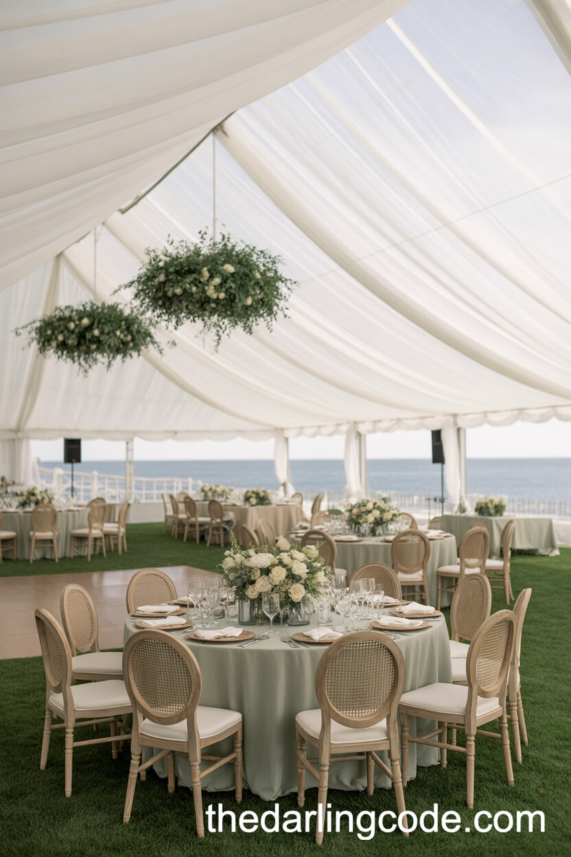 Ocean-Side Tented Reception