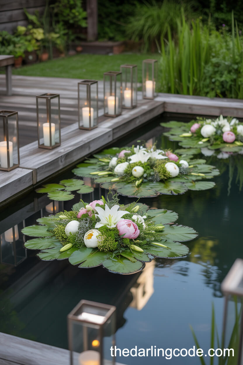 Magical Pondside Floral Arrangements