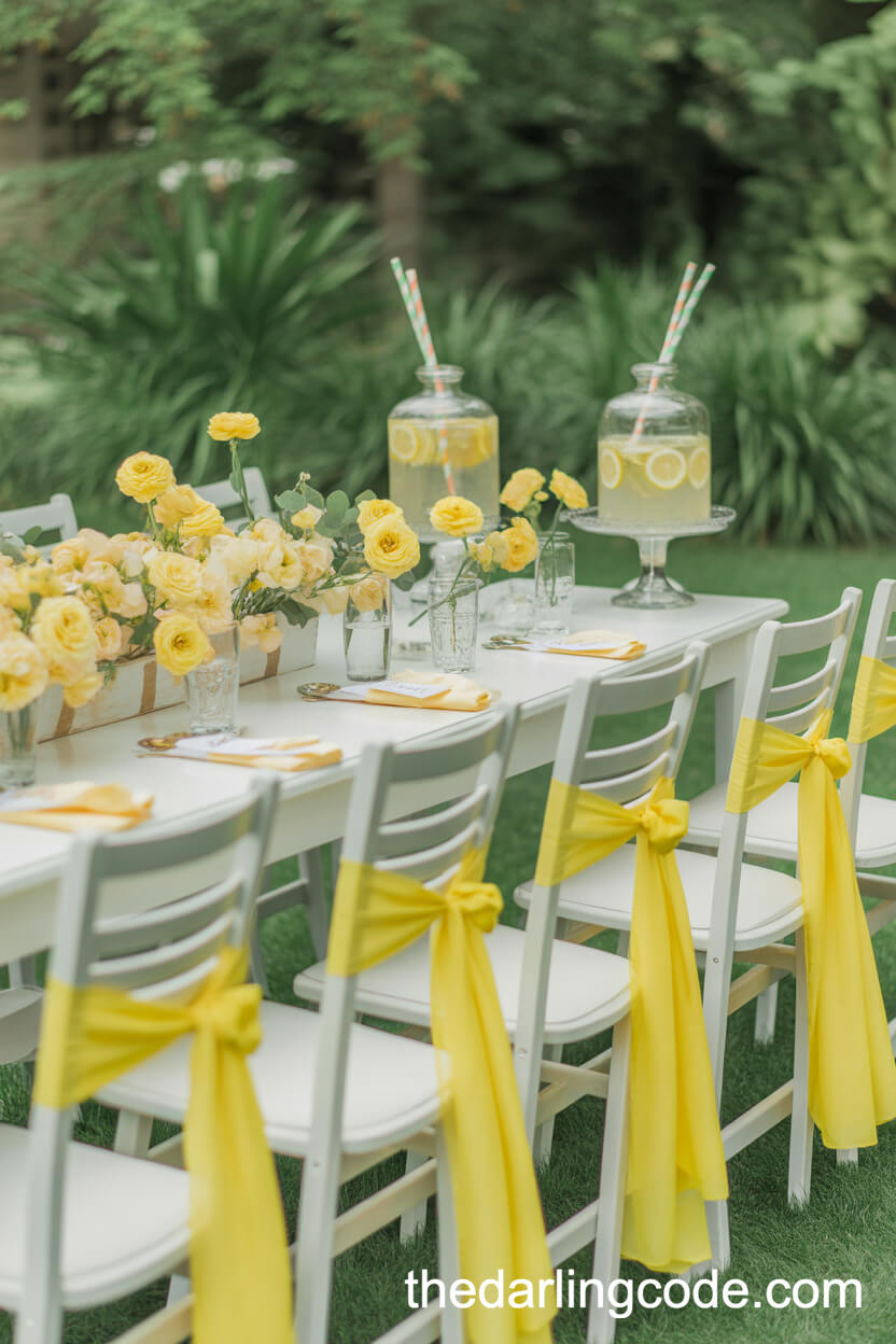 Lemon Chiffon Pastel Wedding Colors For A Bright Summer Garden