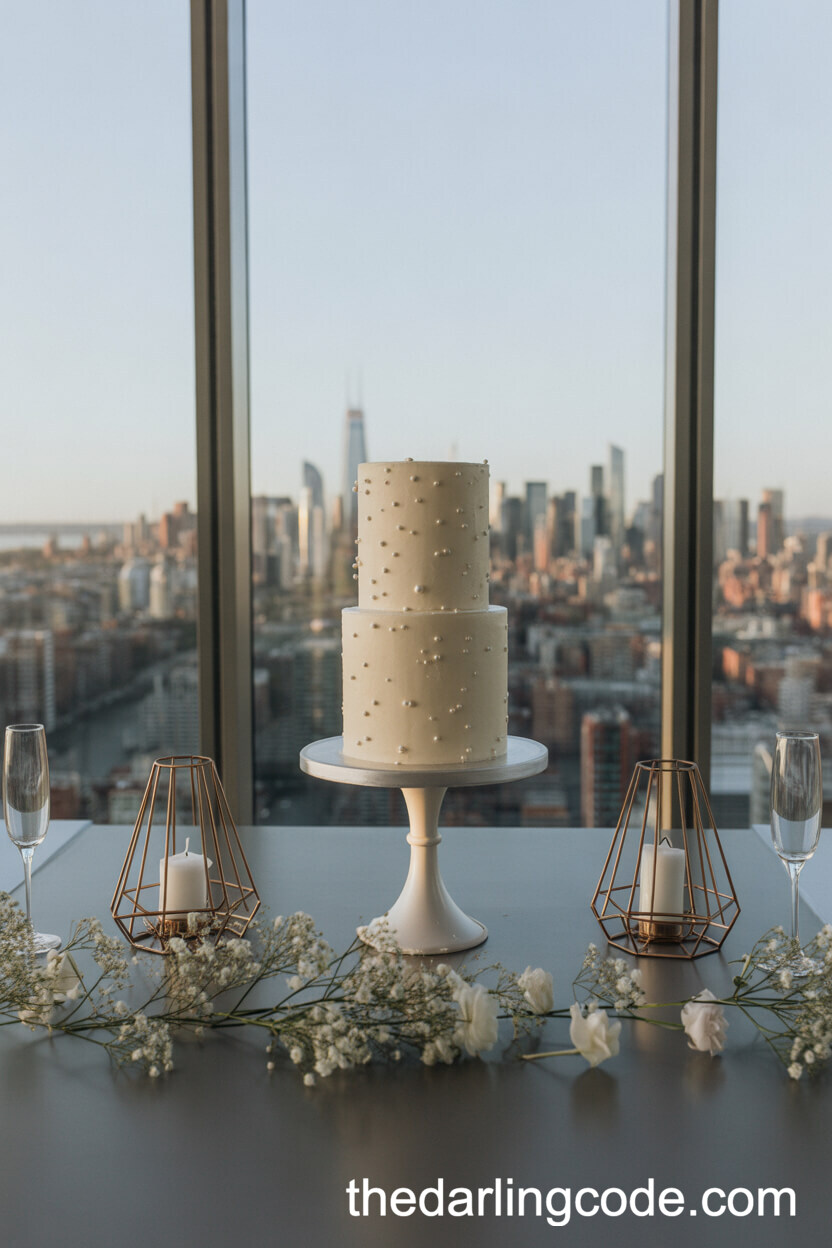 Pearl Confetti Cake