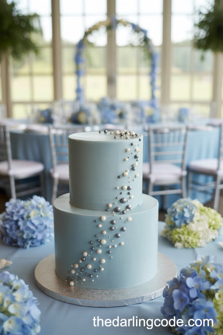 pearl wedding cake ideas