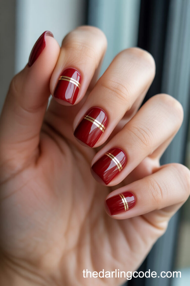 Red Bridal Nails