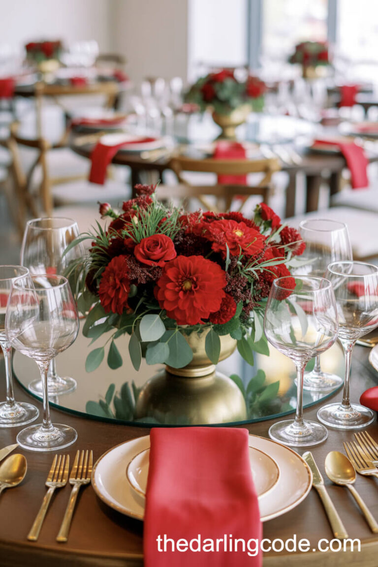 red wedding theme ideas