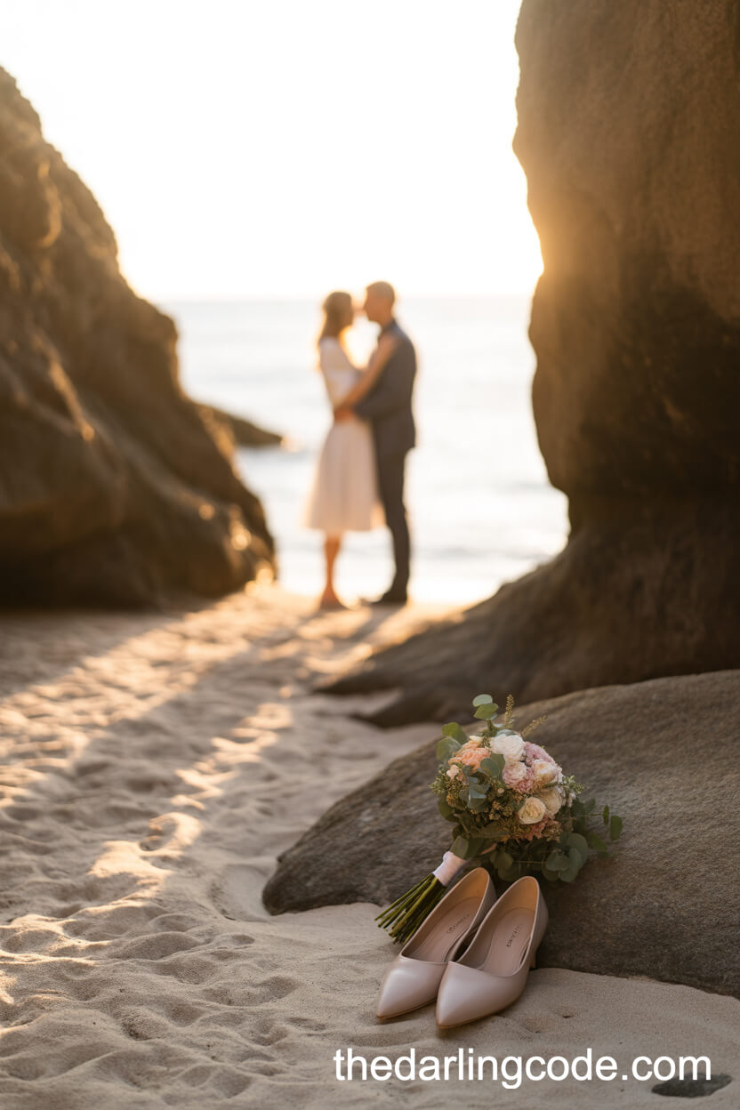 Intimate Rocky Cove Ceremony Embracing Nature’s Beauty