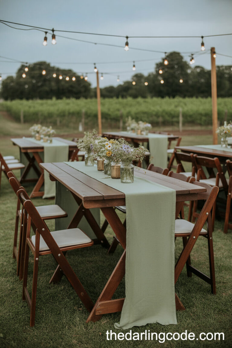 rustic sage green wedding ideas