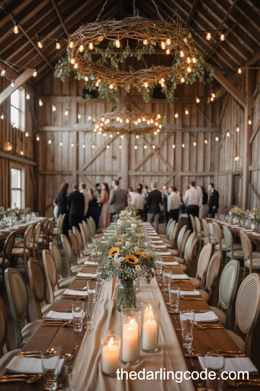 Rustic Barn Banquet Reception