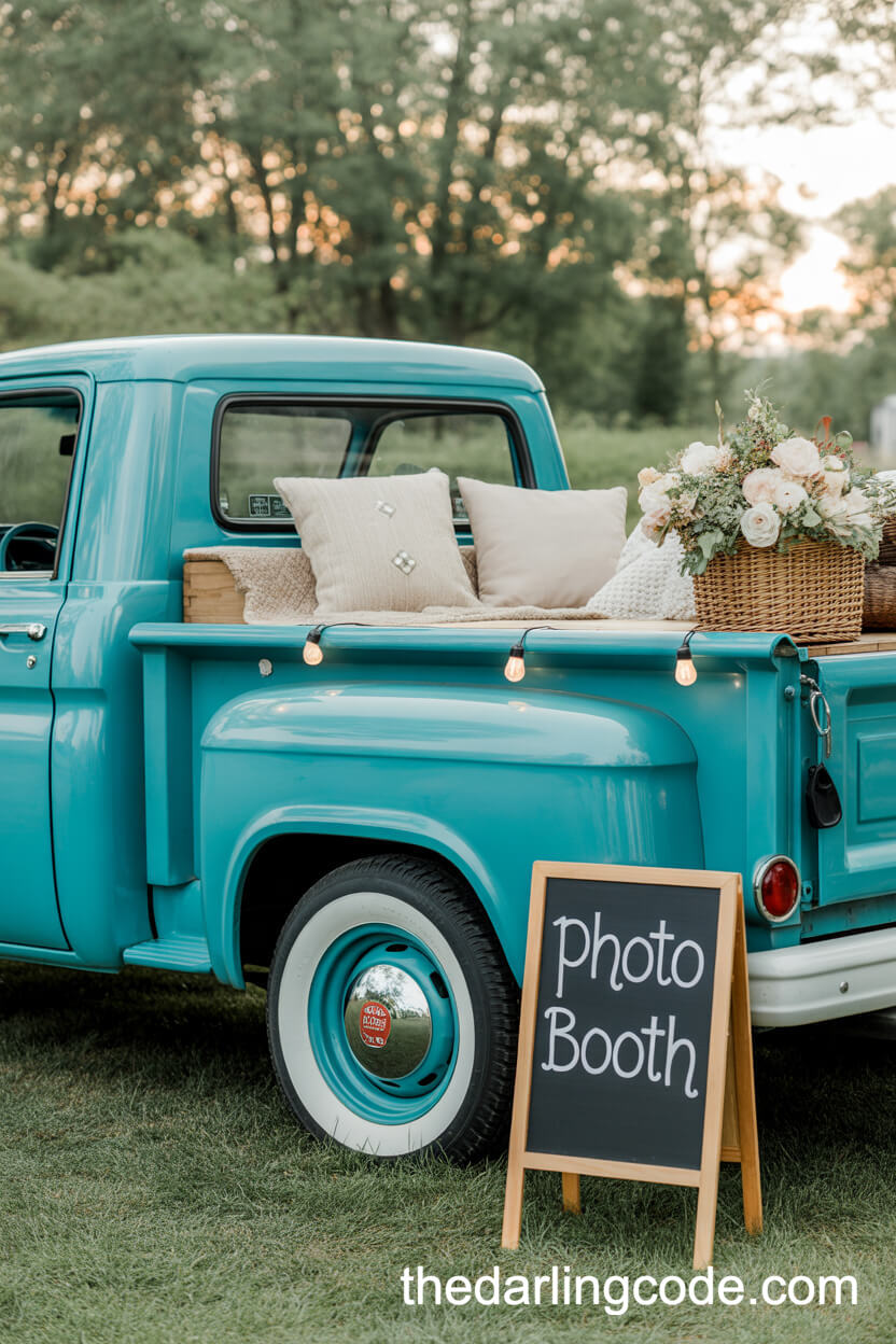 Vintage Pickup Truck Photo Booth