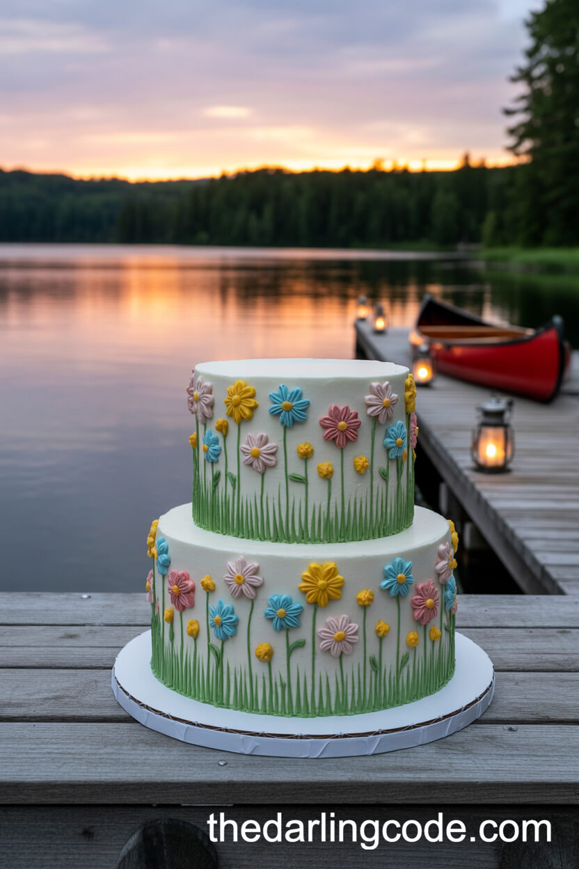 Wildflower Buttercream Cake