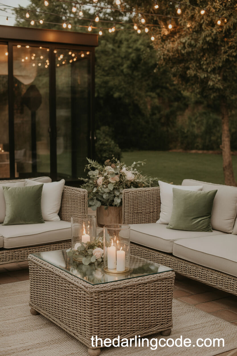 Sage Green Wedding Lounge Decor