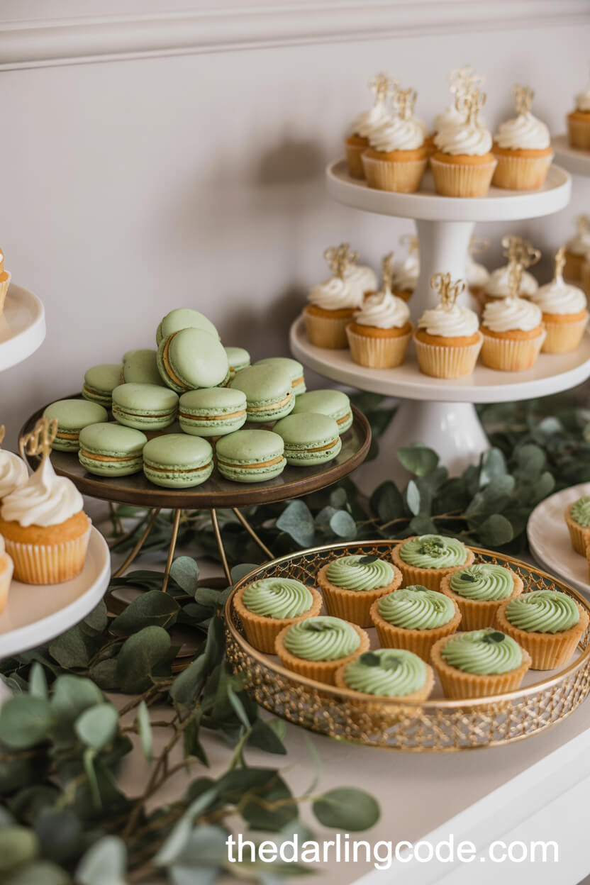 Sage Green Dessert Bar