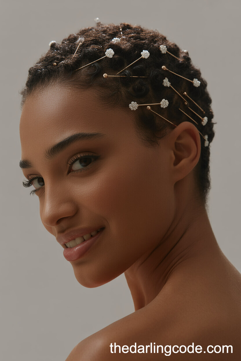Very Short Natural Coils With Bridal Pins