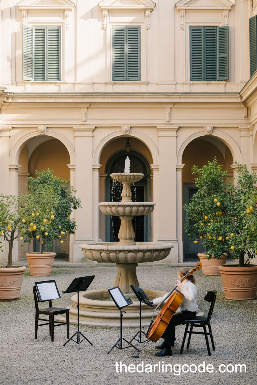 Chic Gold Bar Cart For Garden Wedding Drinks