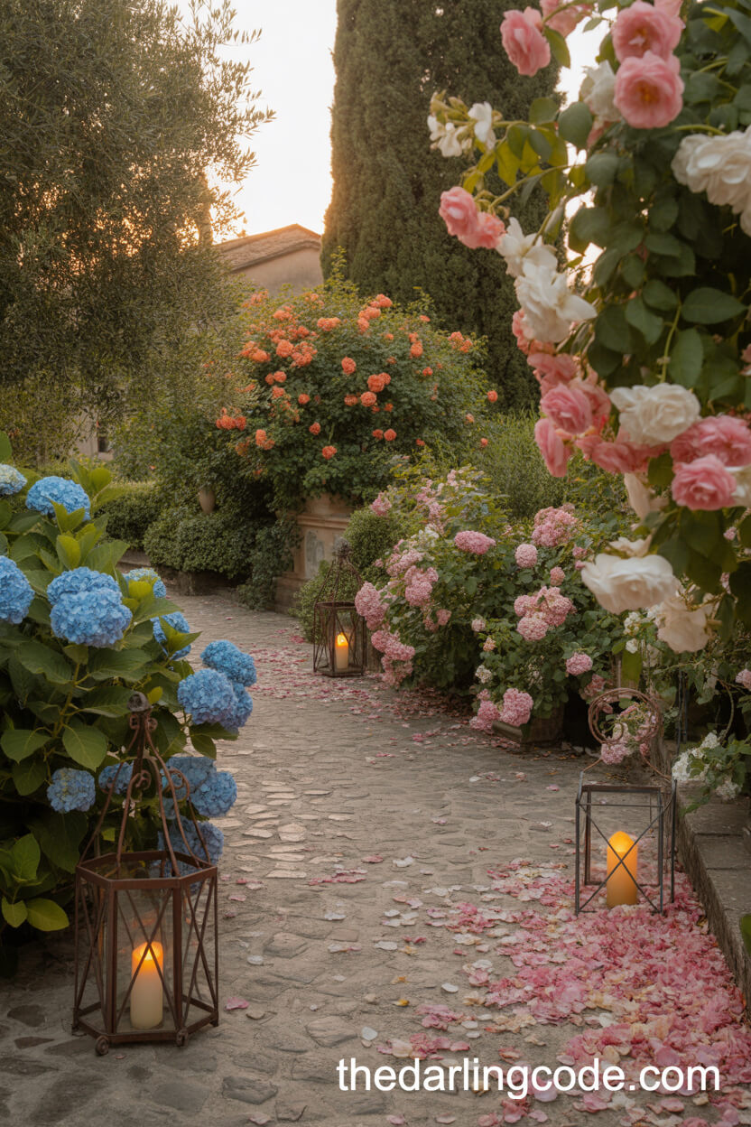 Secluded Villa Garden Ceremony Pathway