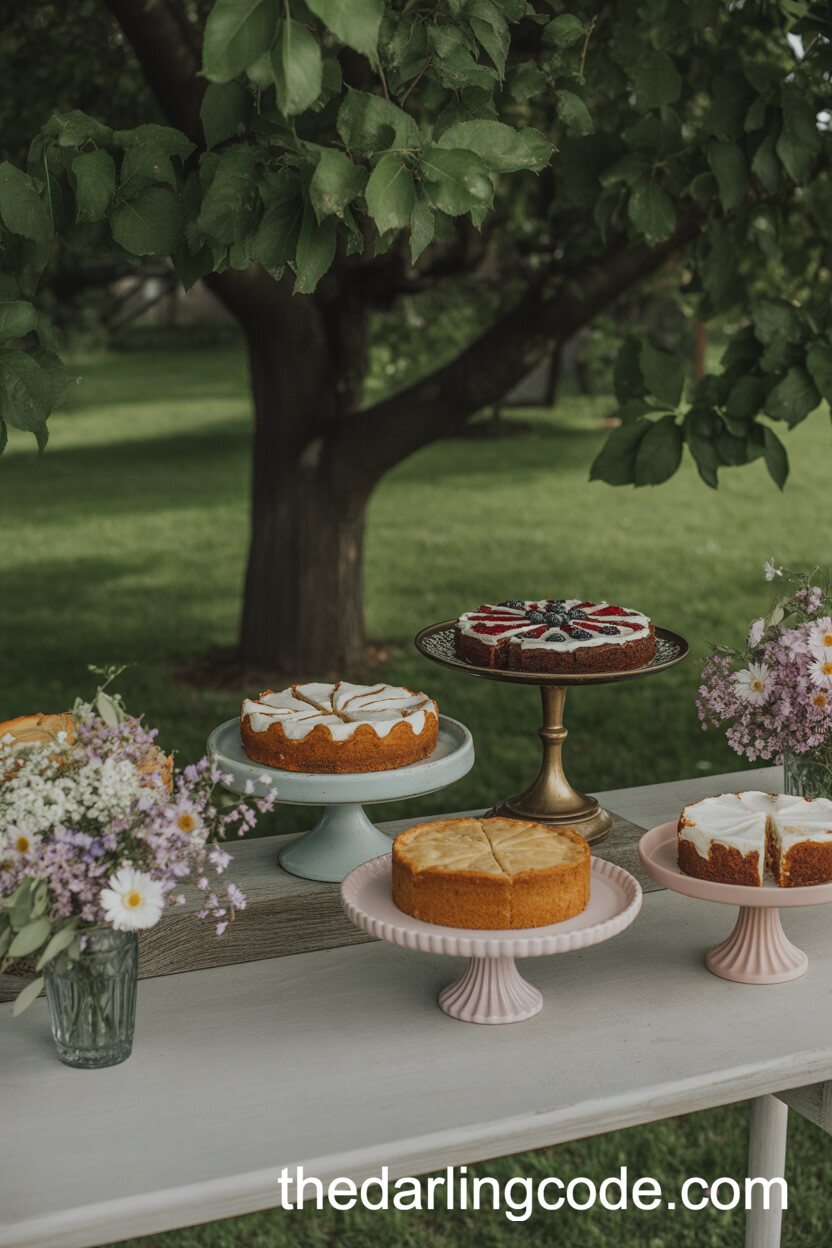 Vintage Dessert Table Display