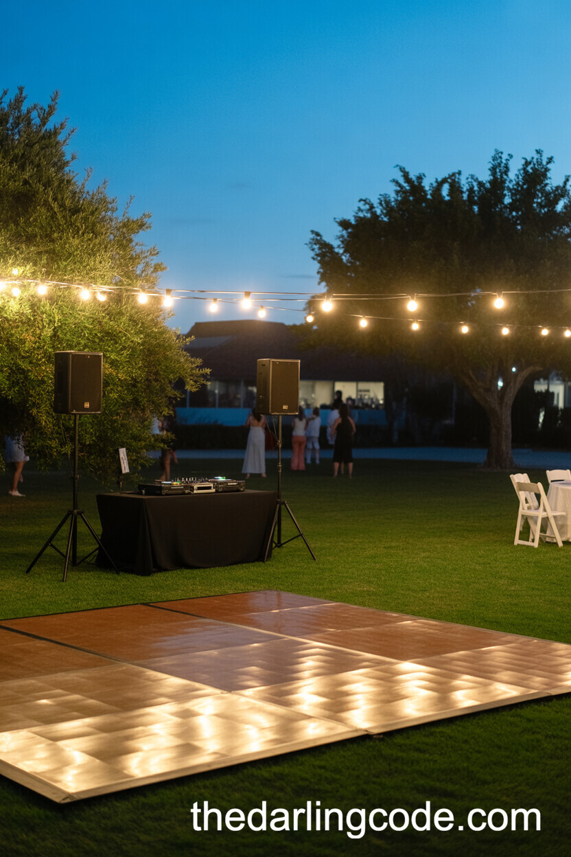Outdoor Dance Floor Experience