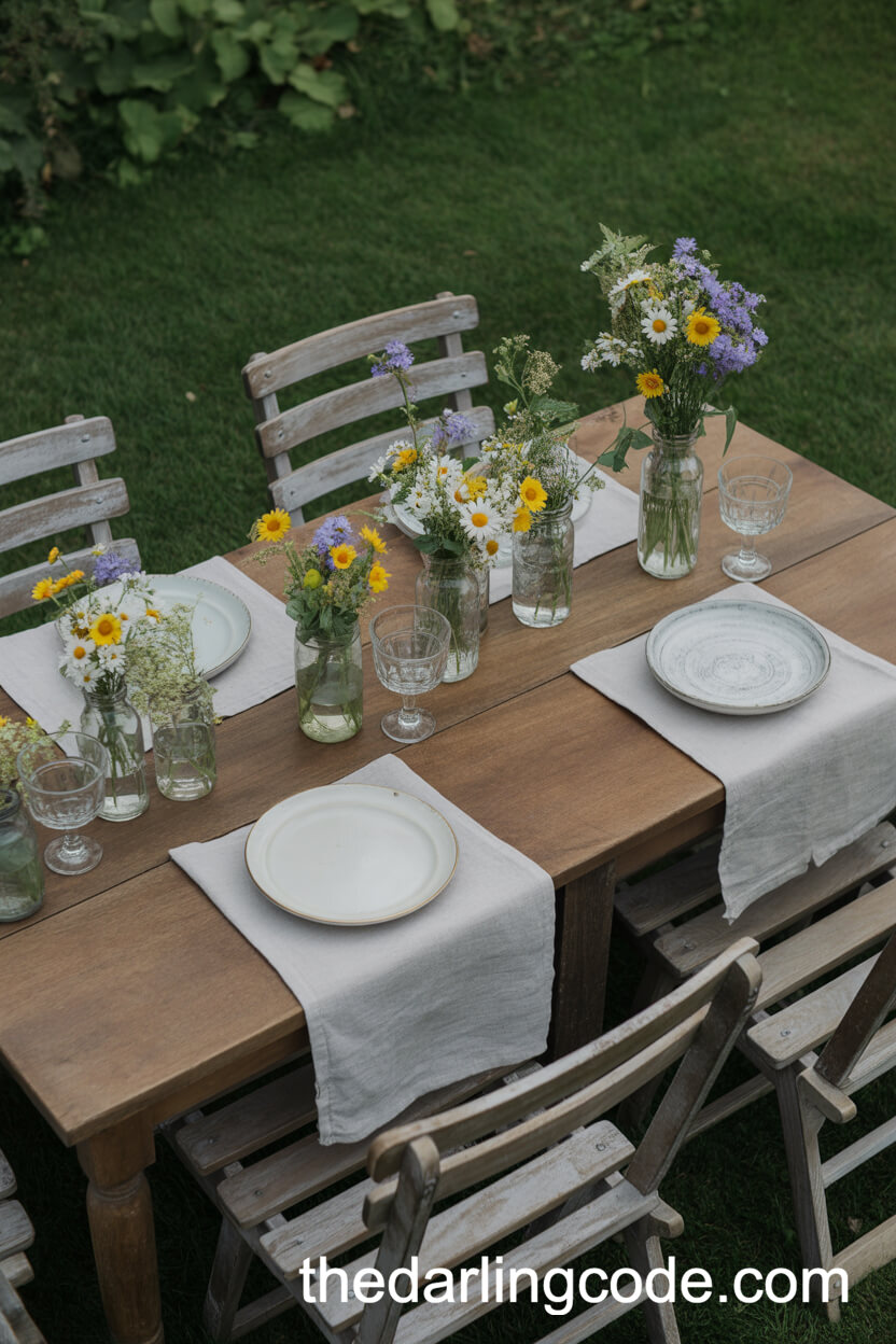 Rustic Farmhouse Wedding Table