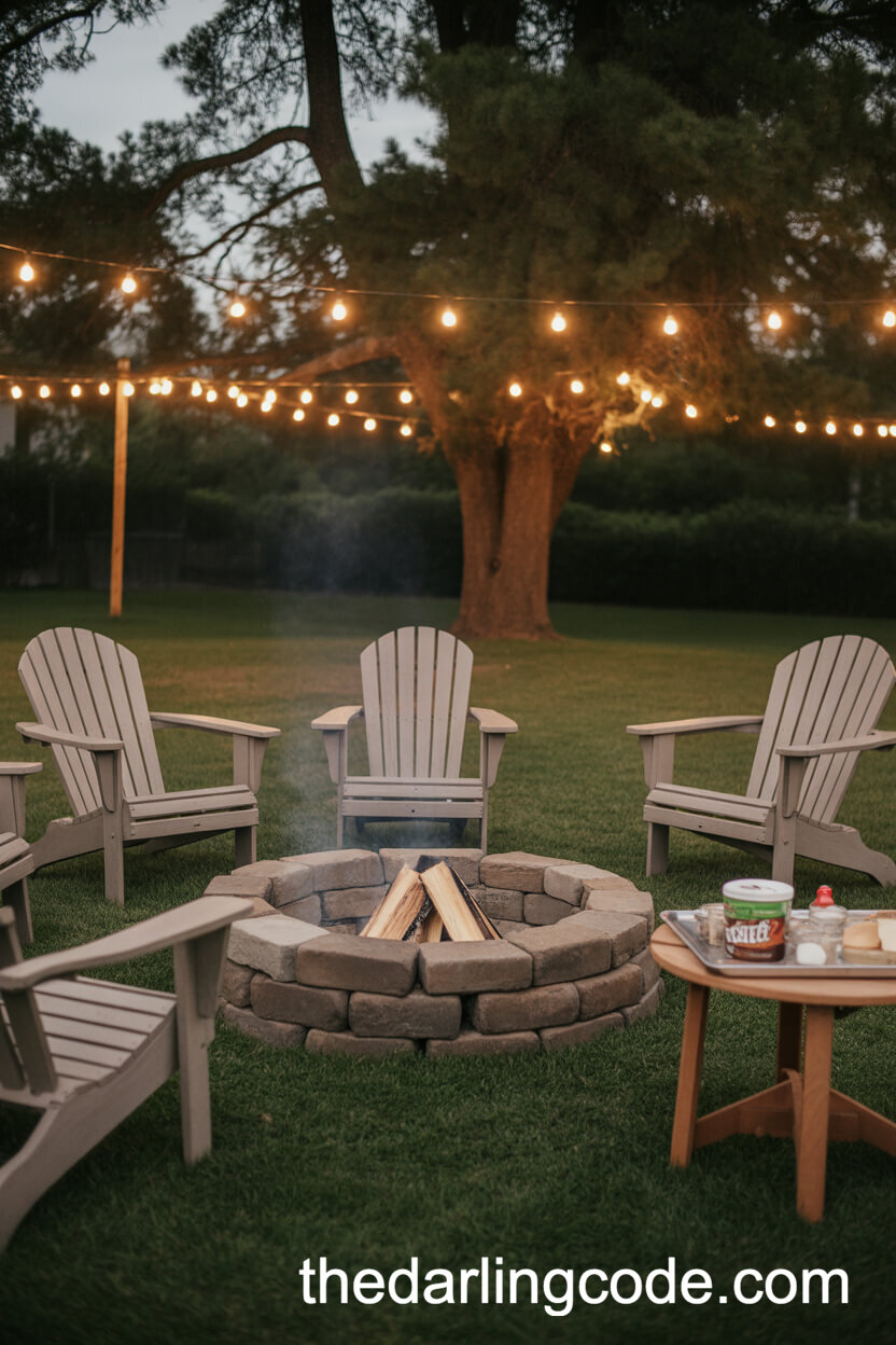Cozy Fire Pit Gathering